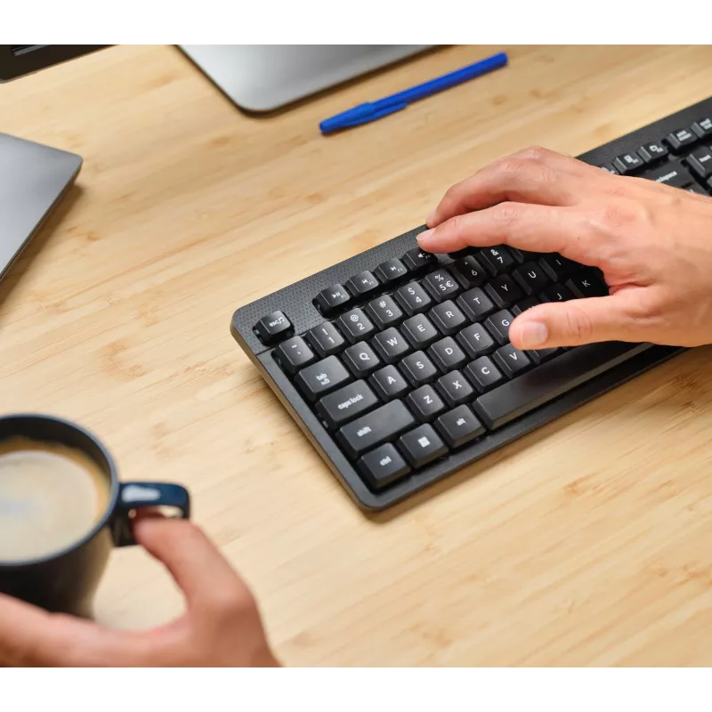 Trust Ody II Tastatur Office RF Wireless QWERTZ Deutsch Schwarz
