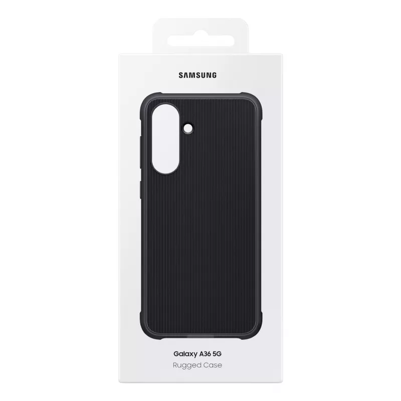 Samsung EF-RA366 Rugged Case für Galaxy A36, Schwarz