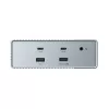 HyperDrive GEN2 HDG215-EUZ 15-in-1 USB-C Dockingstation, 2x HDMI, 2x DisplayPort, 100W Power Delivery, Silber