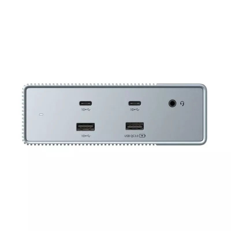 HyperDrive GEN2 HDG215-EUZ 15-in-1 USB-C Dockingstation, 2x HDMI, 2x DisplayPort, 100W Power Delivery, Silber