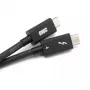 Thunderbolt-Kabel OWC OWCCBLTB4C2.0M 2m 40 Gbit/s Schwarz