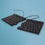 R-Go Tools Ergonomic Tastatur R-Go Split Break v2 with break software, ergonomic split Tastatur, QWERTZ (DE), Wired, Schwarz