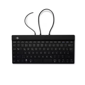 R-Go Tools Ergonomic Tastatur R-Go Split Break v2 with break software, ergonomic split Tastatur, QWERTZ (DE), Wired, Schwarz