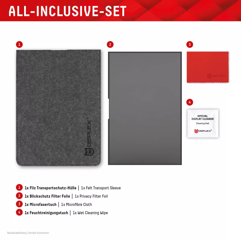 Displex PRIVACY SAFE herausnehmbarer 2-Wege-Privacy-Filter für Laptop/Notebook (randlos/frameless) 15,6'' (16:9)