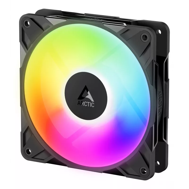ARCTIC Freezer P12 Pro Reverse A-RGB - 3er-Pack Gehäuselüfter 12 cm Schwarz 3 Stück
