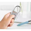 Technaxx smartes Fingerabdruck-Vorhängeschloss, Silber