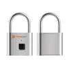 Technaxx smartes Fingerabdruck-Vorhängeschloss, Silber