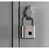 Technaxx smartes Fingerabdruck-Vorhängeschloss, Silber