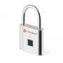 Technaxx TG-131 Smartes Fingerabdruck-Vorhängeschloss, Silber