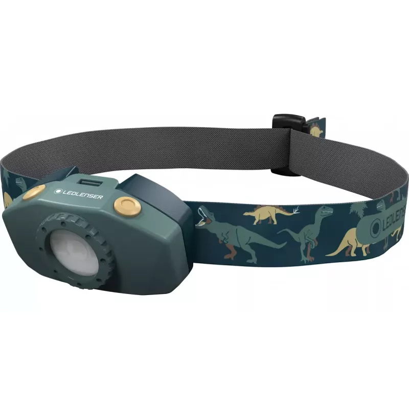 Ledlenser KIDLED2 Kinder-Stirnlampe, Dinosaurier