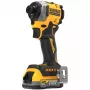 DeWALT DCF850E2T-QW Akku-Schlagschrauber 1/4", 18 V, 2x 1,7 Ah Powerstack-Akkus, TSTAK-Koffer, Schwarz