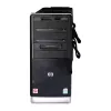 Techly 102239 seitlicher PC-Gehäusehalter, schwarz