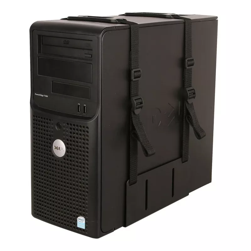 Techly 102239 seitlicher PC-Gehäusehalter, schwarz