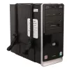 Techly 102239 seitlicher PC-Gehäusehalter, schwarz