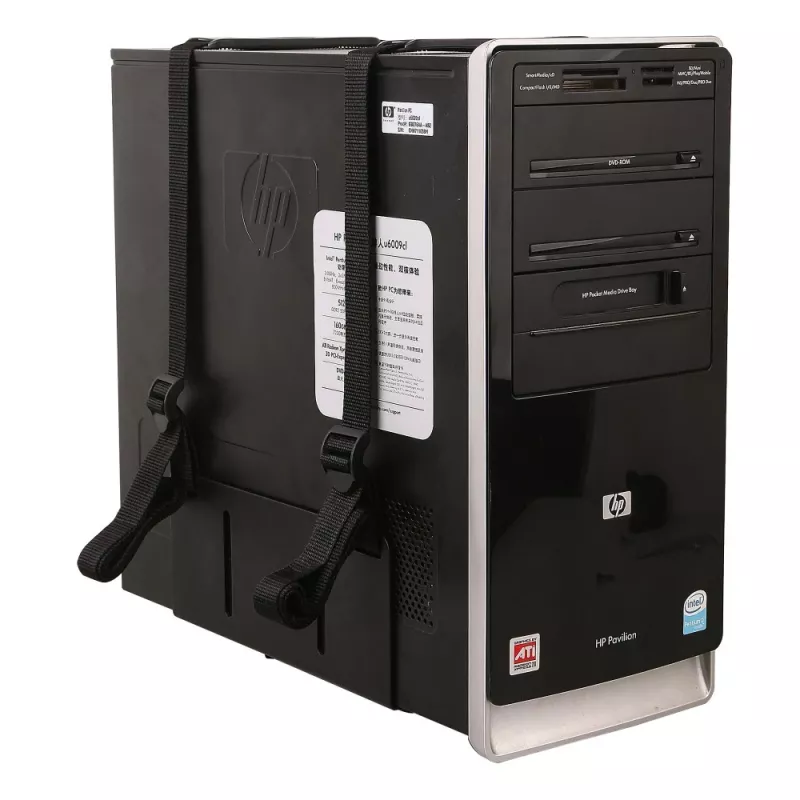 Techly 102239 seitlicher PC-Gehäusehalter, schwarz