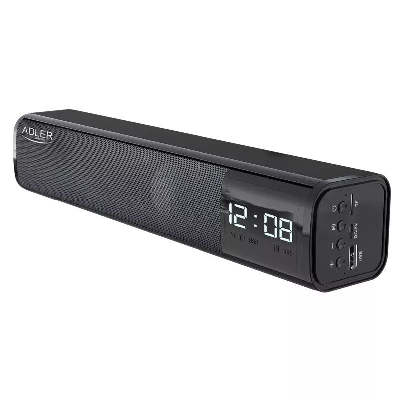 Tragbarer Bluetooth-Lautsprecher Adler AD 1191 5W, kabellos, kompakt, schwarz