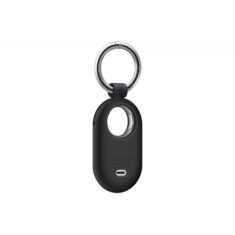 Samsung EF-PT560CBEGWW Silikonhülle für Galaxy SmartTag2 mit Karabinerring, Schwarz
