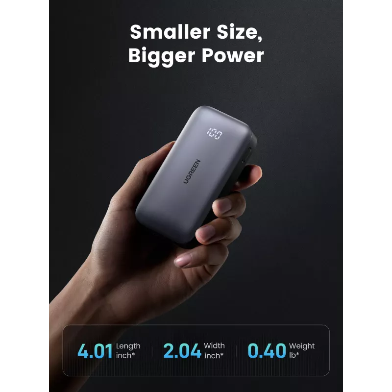 Tragbare Powerbank Ugreen 10000mAh Mini Quick Charging 30W