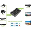 Techly IDATA SCART-HDMI3 Euro-SCART-auf-HDMI-AV-Konverter, 720p/1080p