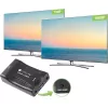 Techly IDATA SCART-HDMI3 Euro-SCART-auf-HDMI-AV-Konverter, 720p/1080p