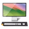 Schreibtischmatte Mauspad Native Union DESK-MAT-BLKKFT 650×360 mm Polyester Polyurethan rutschfeste Basis Schwarz Orange