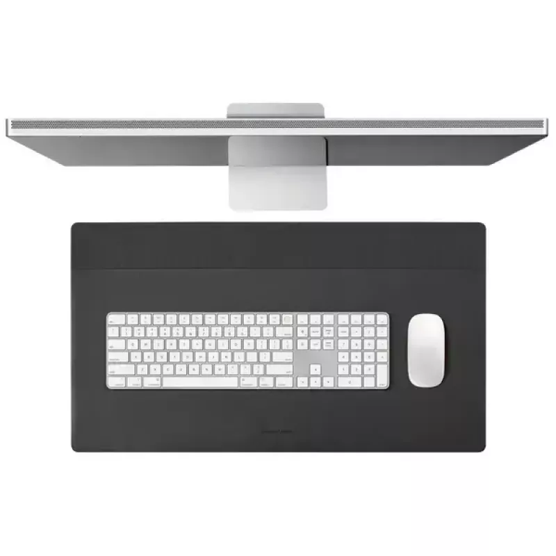 Schreibtischmatte Mauspad Native Union DESK-MAT-BLKKFT 650×360 mm Polyester Polyurethan rutschfeste Basis Schwarz Orange