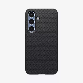 Cover Spigen Galaxy S25 Liquid Air Mattschwarz Monochromatisch