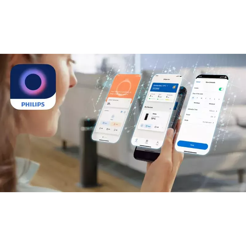 Philips 5000 Series Smart Tower Keramik-Heizlüfter