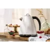 Adler AD 1343 Wasserkocher, 1,5 l, 1850 W, Edelstahl, Strix, Weiß