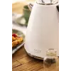 Adler AD 1343 Wasserkocher, 1,5 l, 1850 W, Edelstahl, Strix, Weiß