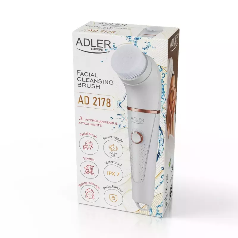Adler AD 2178 Vibrations- und Rotations-Gesichtsbürste