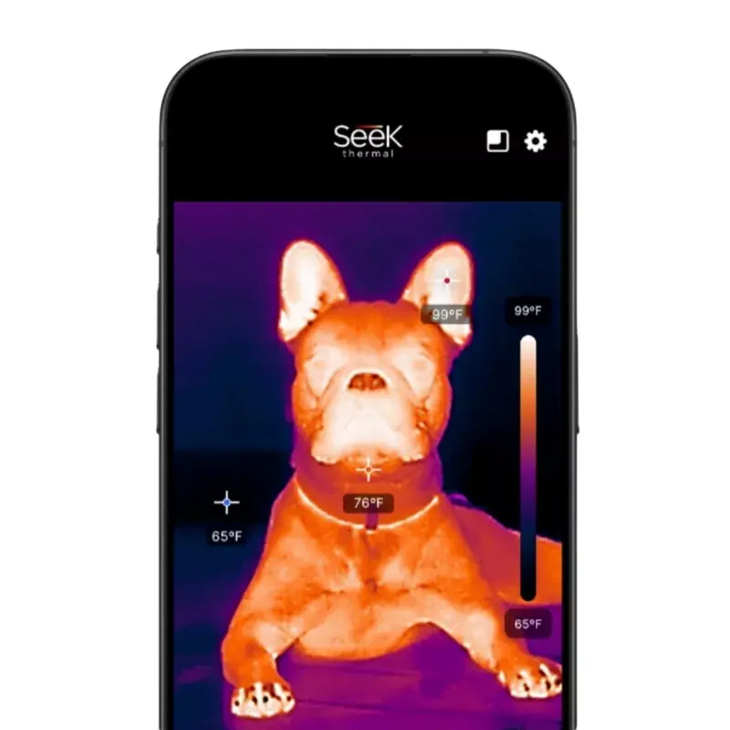 Seek Thermal NC-AAA Etui für Nano-Kamera und Macro-Objektiv, Schwarz