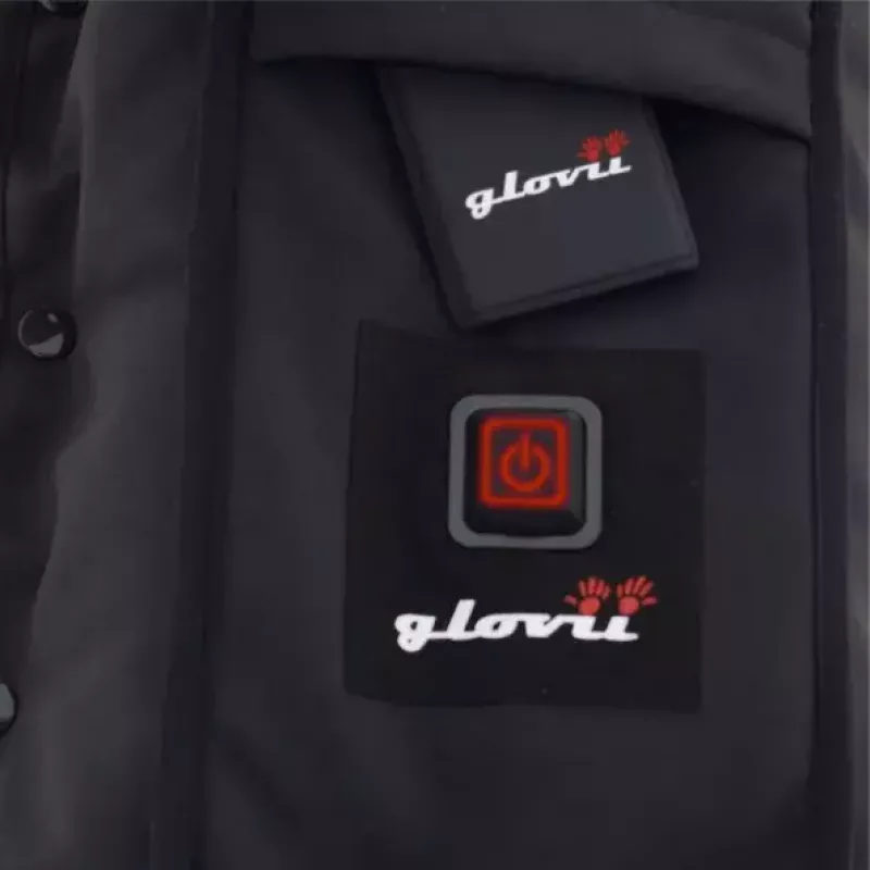 Rückenschutz Glovii GF41 Heated Muff 4in1 Unisex Schwarz Grau