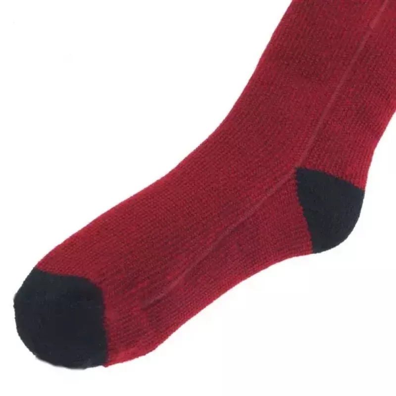 Glovii GQ3M beheizbare Socken mit Fernbedienung, Unisex, Größe M (35-40), Rot
