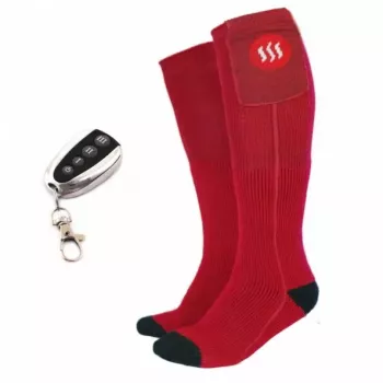 Sportsocken Glovii GQ3M Unisex Rot M, 94 % Acryl 5 % Polyester 1 % Elastan, integriertes Heizelement
