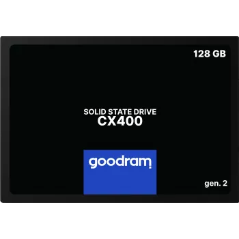 2,5 Zoll SATA III SSD GOODRAM SSDPR-CX400-128-G2 — 128 GB, 550/460 MB/s, 3D TLC NAND