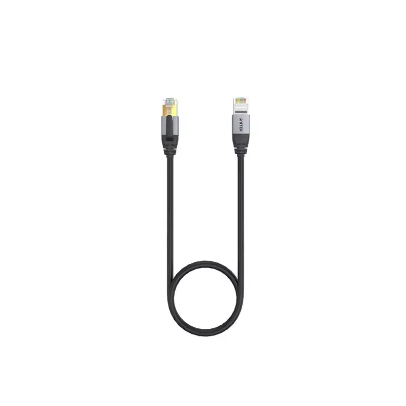 Netzwerkkabel UNITEK C18149AGY03-2M RJ-45 Cat8 2m Schwarz