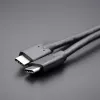 Qoltec 52352 USB-C-auf-USB-C-Kabel, USB 3.1, 5 Gbit/s, 2,5 m, schwarz