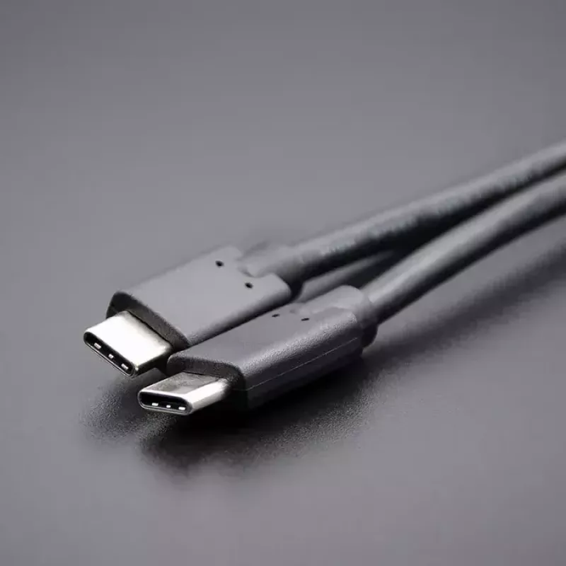 Qoltec 52352 USB-C-auf-USB-C-Kabel, USB 3.1, 5 Gbit/s, 2,5 m, schwarz