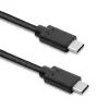 Qoltec 52352 USB-C-auf-USB-C-Kabel, USB 3.1, 5 Gbit/s, 2,5 m, schwarz