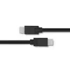 Qoltec 52352 USB-C-auf-USB-C-Kabel, USB 3.1, 5 Gbit/s, 2,5 m, schwarz