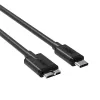 Unitek Y-C475BK USB-C-auf-Micro-USB-B-Kabel, USB 3.0, 1 m, schwarz
