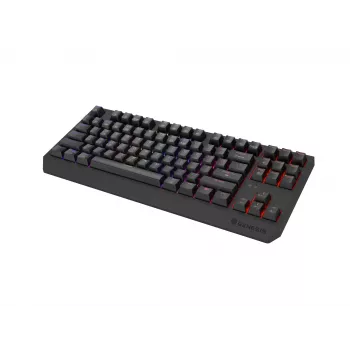 Mechanische Tenkeyless Gaming-Tastatur GENESIS Thor 230 TKL — USB, RF Wireless, Bluetooth, 87-Tasten QWERTY, Grau