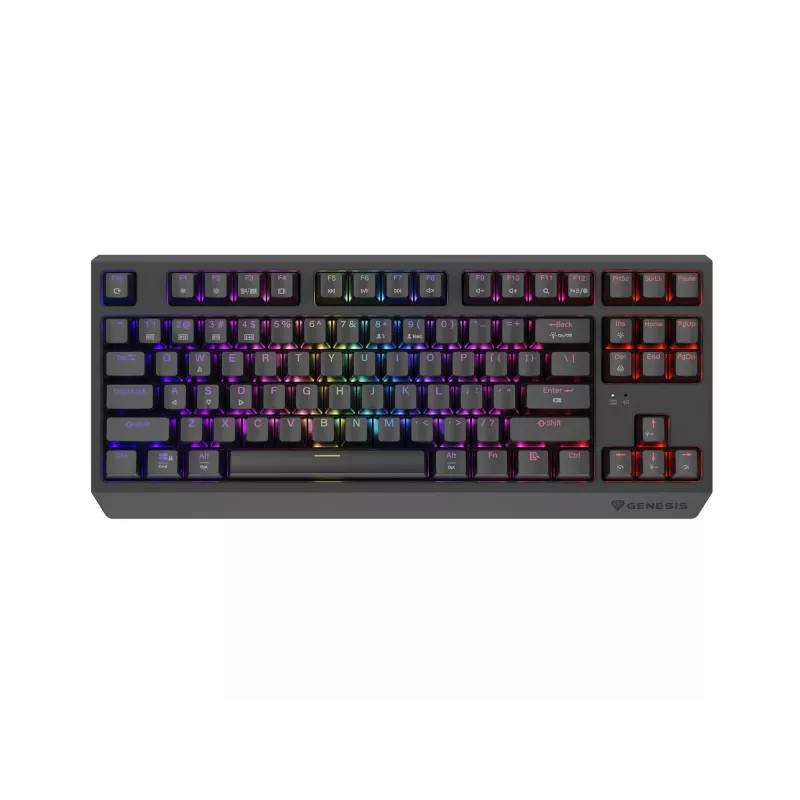 Genesis Thor 230 TKL kabellose mechanische Gaming-Tastatur, Outemu Red, schwarz