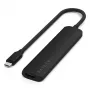 Satechi ST-P6SK 6-in-1 USB-C Slim-Multiport-Hub: USB-C, 2x USB-A, 4K HDMI, microSD-/SD-Kartenleser