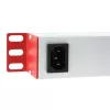 Steckdosenleiste Techly Rack 19 Zoll Power Strip 1U 8 Ausgänge C13