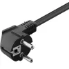 Techly 106893 19-Zoll 1U Rack-PDU Steckdosenleiste, 8x Schuko, 250 V/16 A, 3500 W, 3 m Kabel, Aluminium, schwarz