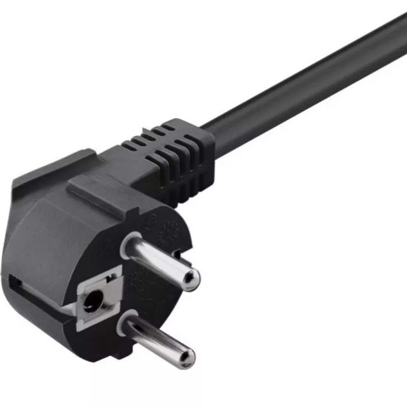 Techly 106893 19-Zoll 1U Rack-PDU Steckdosenleiste, 8x Schuko, 250 V/16 A, 3500 W, 3 m Kabel, Aluminium, schwarz