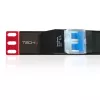 Techly 100471 19-Zoll 1U Rack-PDU Steckdosenleiste, 6x Schuko, 250 V/16 A, 3 m Kabel, Doppelschalter, schwarz