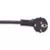 Techly 100471 19-Zoll 1U Rack-PDU Steckdosenleiste, 6x Schuko, 250 V/16 A, 3 m Kabel, Doppelschalter, schwarz